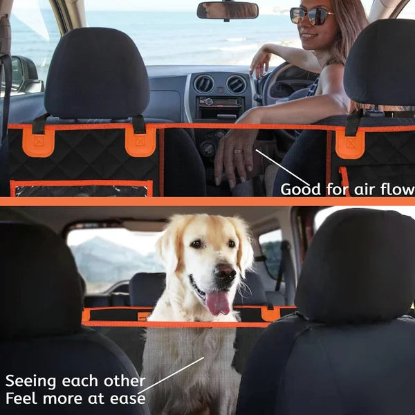 PawPlanet™ Premium Dog Car Seat Cover with Hard Bottom – Comfort & Protection